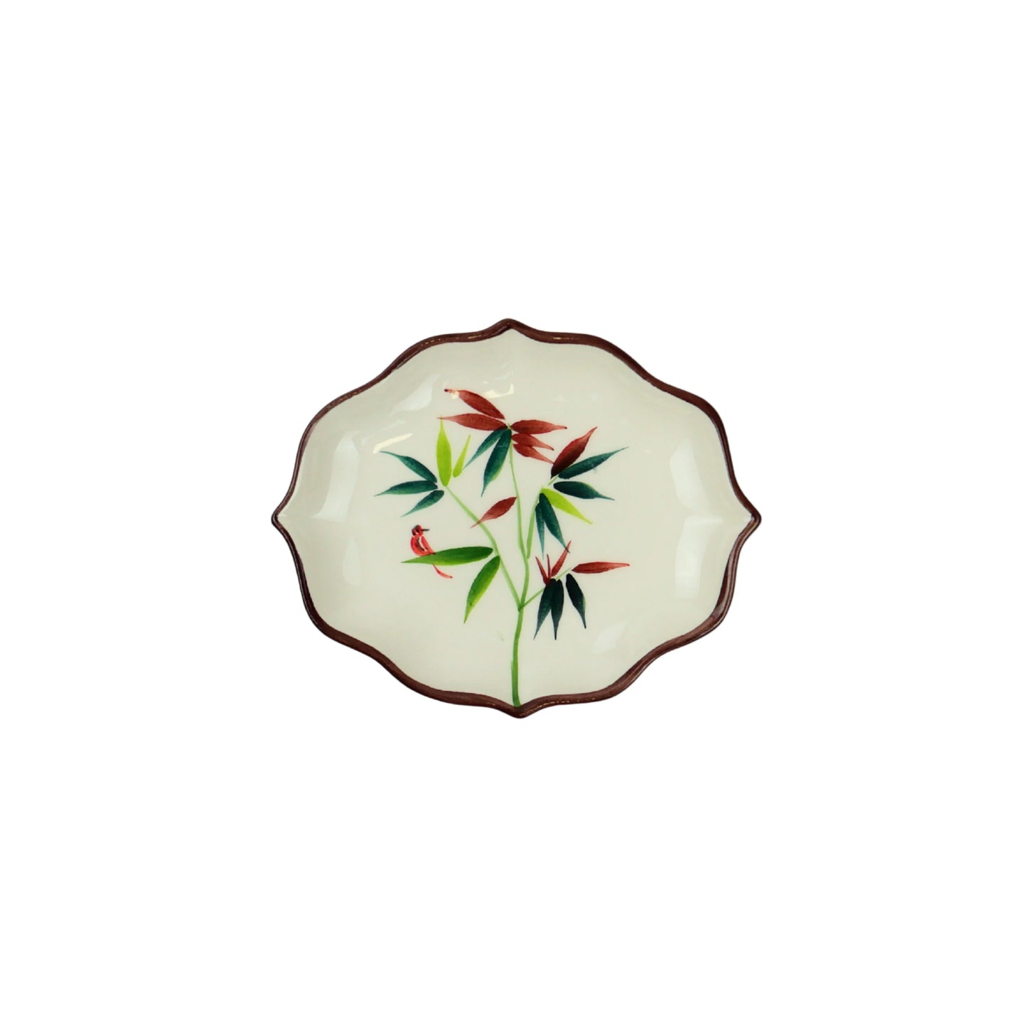 Red Bamboo Olive Oil Dish