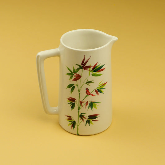 Red Bamboo And Kumquat Water Jug