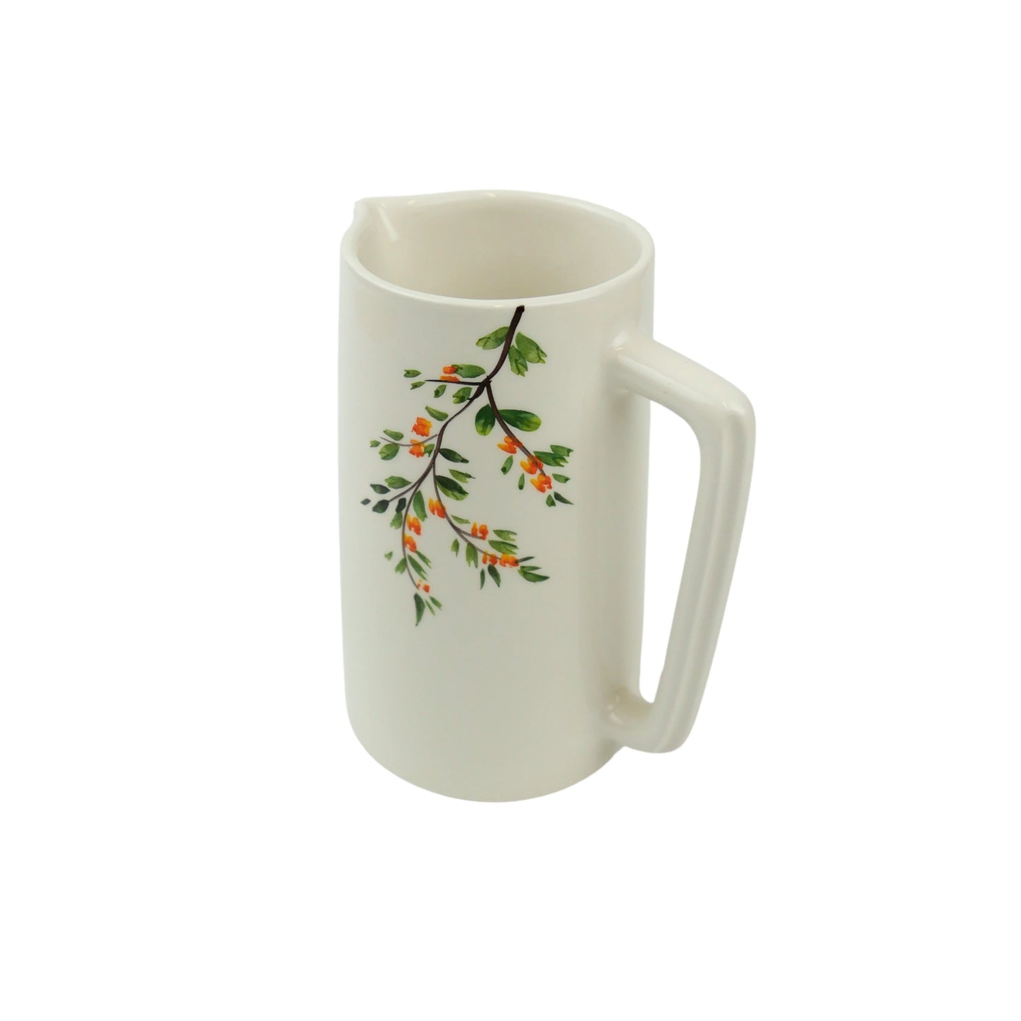 Red Bamboo And Kumquat Water Jug
