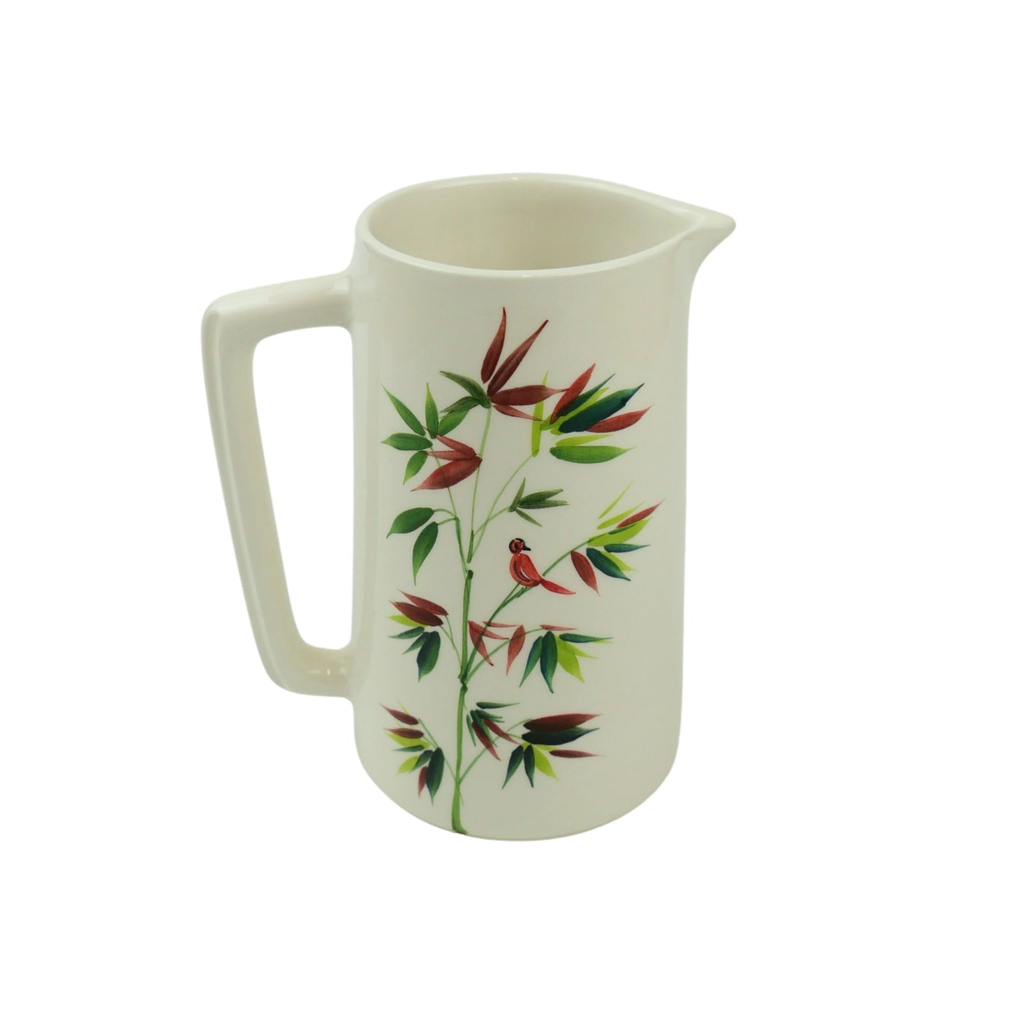Red Bamboo And Kumquat Water Jug