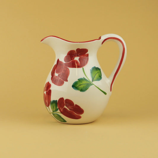 Red floral kettle