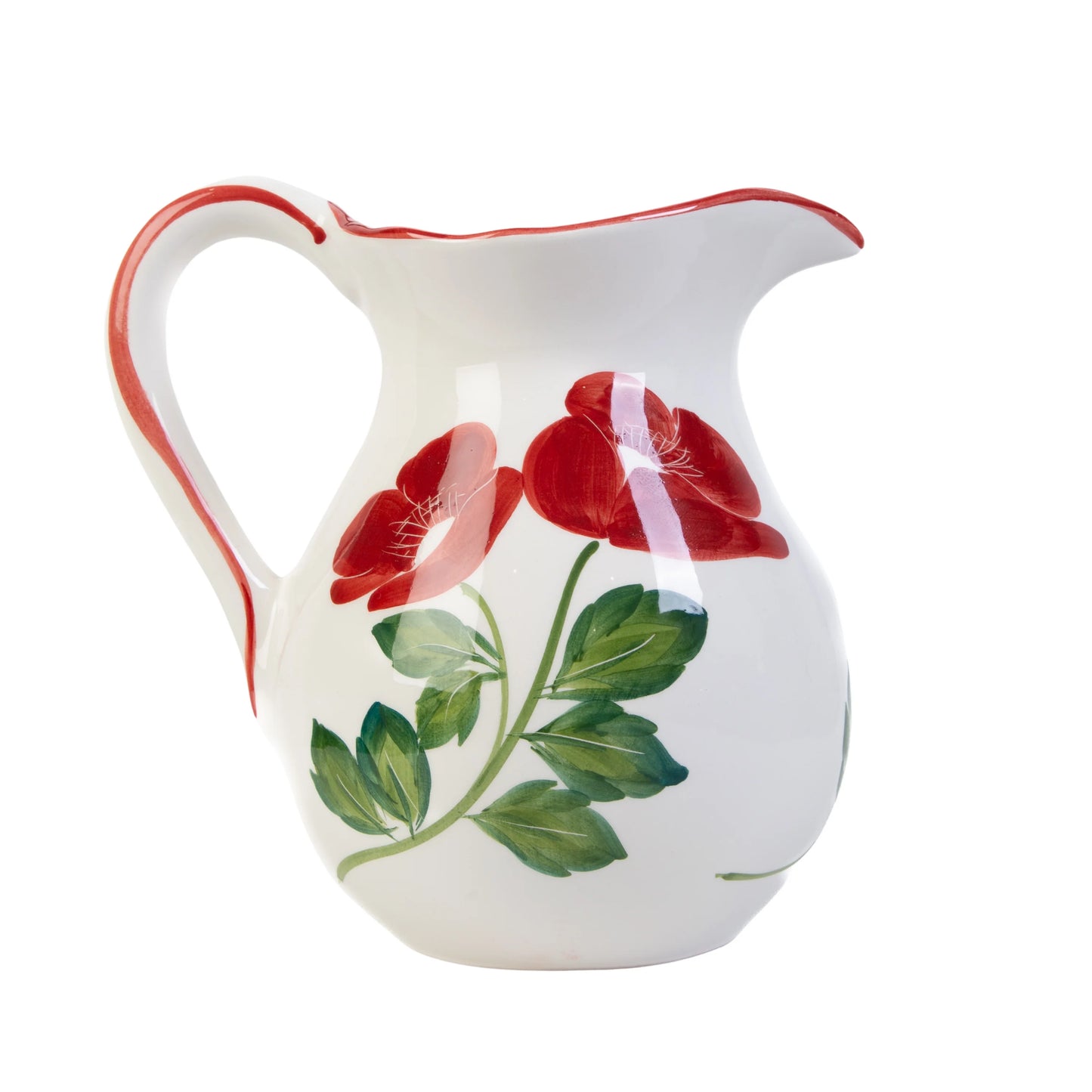 Red floral kettle