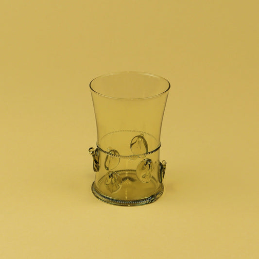 Water Droplets Tumble In The Moss Green Beverage Cup
