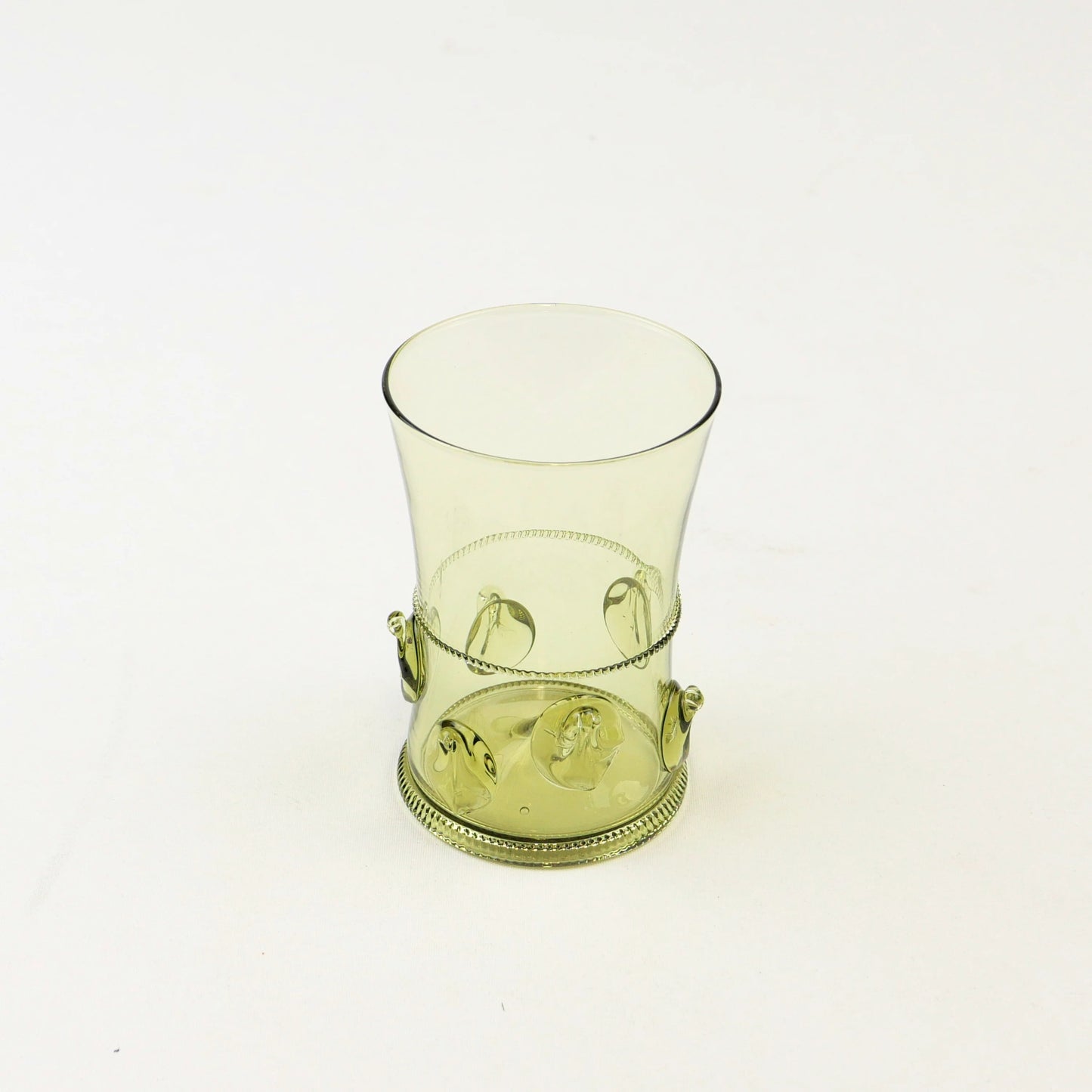 Water Droplets Tumble In The Moss Green Beverage Cup